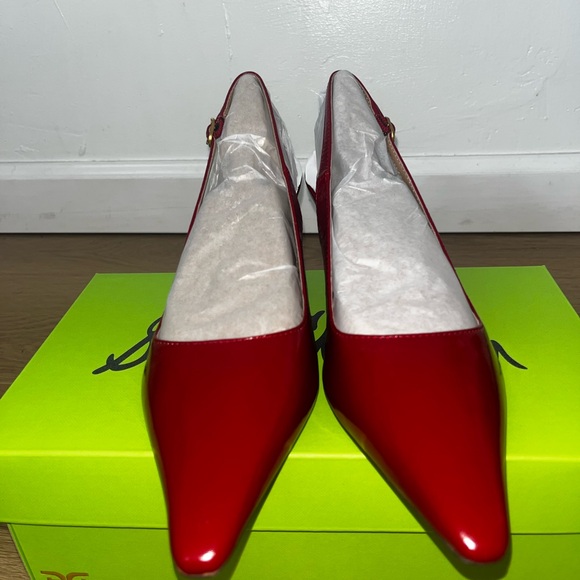 Sam Edelman Red Bianka Slingback Pumps - Picture 4 of 5